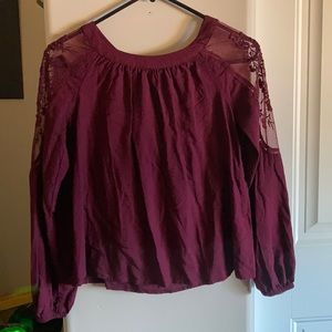 Maroon blouse
